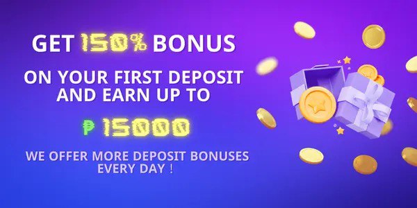 LawinPlay welcome bonus 100% match up to 500 PHP